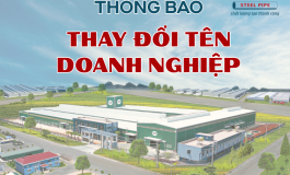 THÔNG BÁO THAY ĐỔI TÊN DOANH NGHIỆP - ỐNG THÉP SÀI GÒN