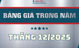 BẢNG GIÁ ỐNG THÉP SÀI GÒN THÁNG 12/2025
