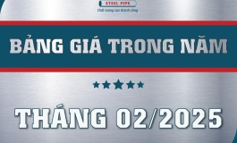 BẢNG GIÁ ỐNG THÉP SÀI GÒN THÁNG 02/2025
