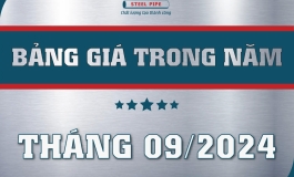 BẢNG GIÁ ỐNG THÉP SÀI GÒN THÁNG 09/2024