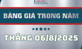 BẢNG GIÁ ỐNG THÉP SÀI GÒN THÁNG 06/8/2025
