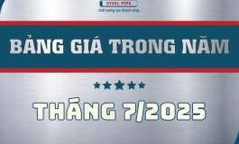BẢNG GIÁ ỐNG THÉP SÀI GÒN THÁNG 7/2025