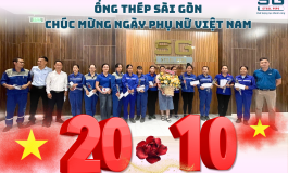 ỐNG THÉP SÀI GÒN – TÔN VINH PHÁI ĐẸP, LAN TỎA YÊU THƯƠNG NHÂN NGÀY PHỤ NỮ VIỆT NAM 20/10