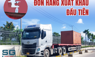 NHỮNG ĐƠN HÀNG XUẤT KHẨU THÉP MẠ KẼM ĐẦU TIÊN TẠI NHÀ MÁY ỐNG THÉP SÀI GÒN!  