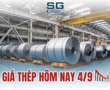 GIÁ THÉP HÔM NAY 4/9