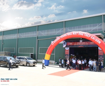 KHÁNH THÀNH NHÀ MÁY ỐNG THÉP SÀI GÒN - CHÍNH THỨC HỘI NHẬP NGÀNH THÉP