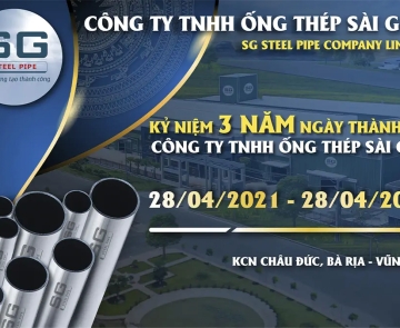 KỶ NIỆM 3 NĂM NGÀY THÀNH LẬP CÔNG TY TNHH ỐNG THÉP SÀI GÒN