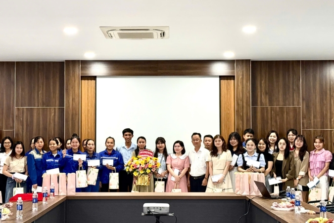 CHÚC MỪNG NGÀY QUỐC TẾ PHỤ NỮ 8/3 TẠI ỐNG THÉP SÀI GÒN
